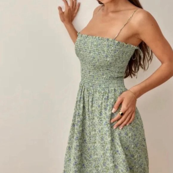 Reformation Sable Midi Dress - Sprite - Picture 3 of 8